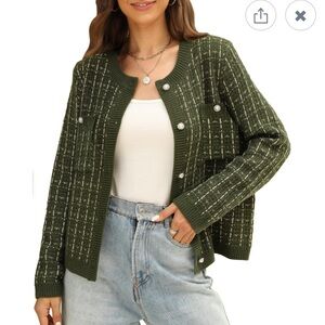 Women’s Cardigan Green size small